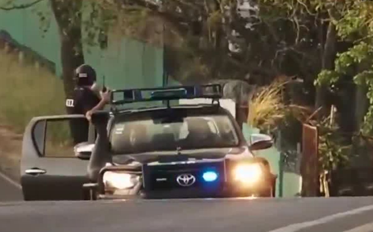 Fue un operativo de alta seguridad.