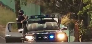 Fue un operativo de alta seguridad.