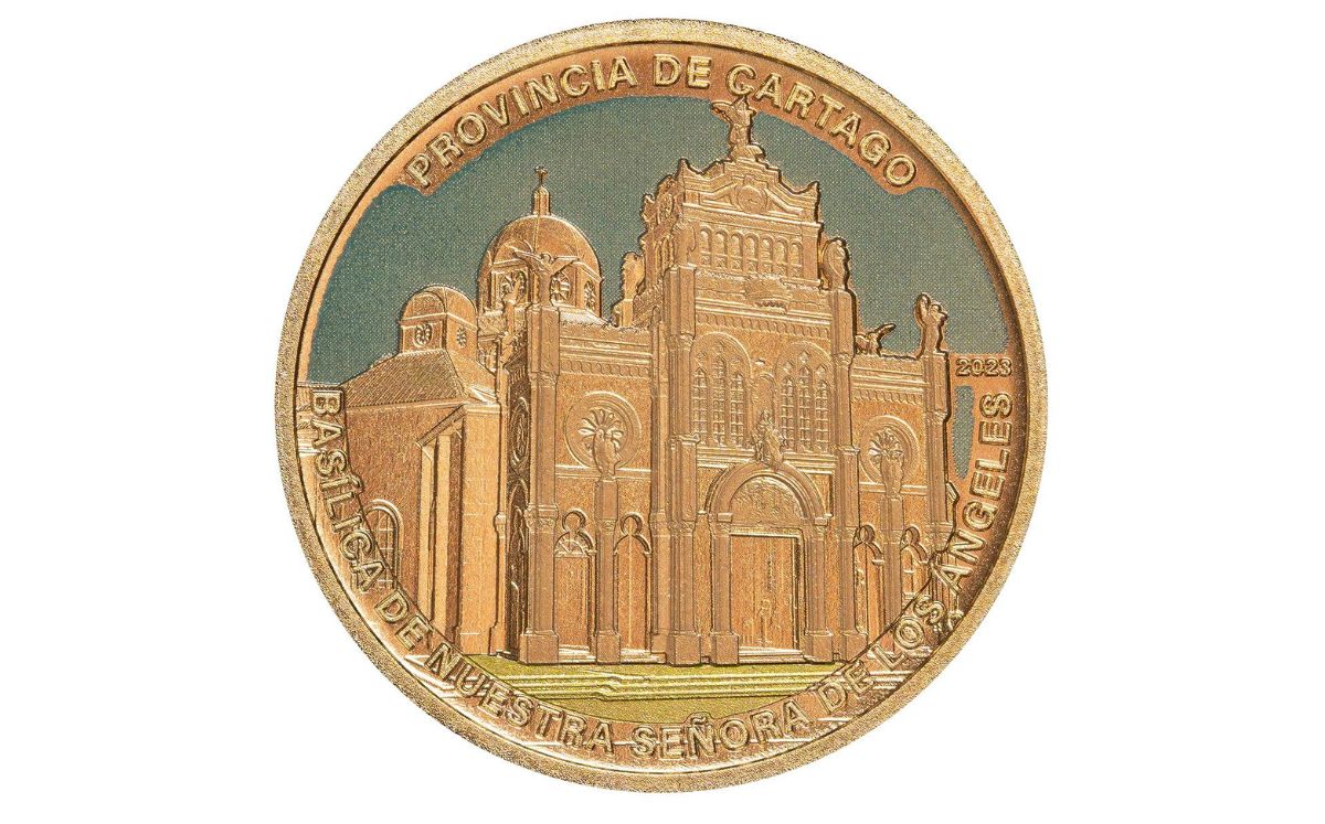 Nueva moneda de 25 colones. (BCCR)
