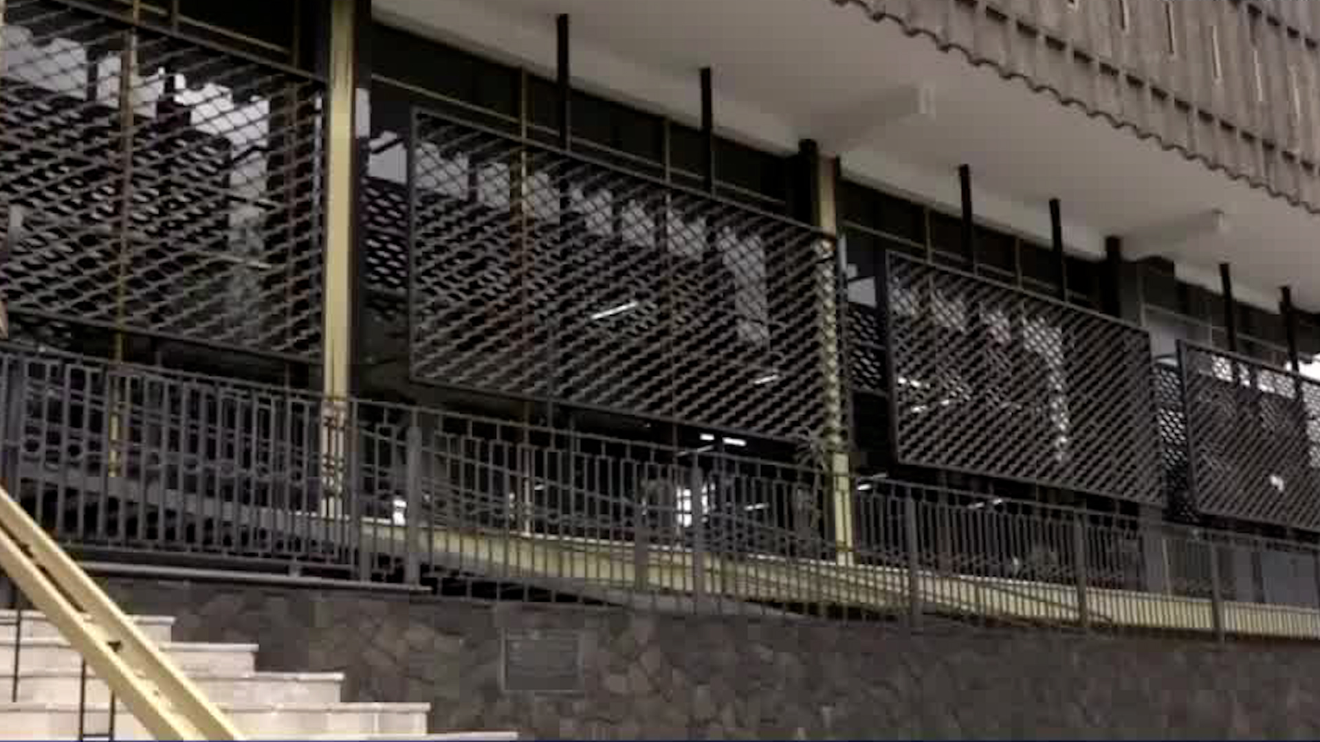 Balacera dañó infraestructura de Biblioteca Nacional