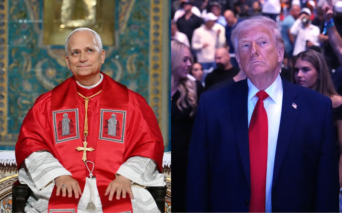 Trump rechazó disculparse por criticar al papa León XIV. (AFP)