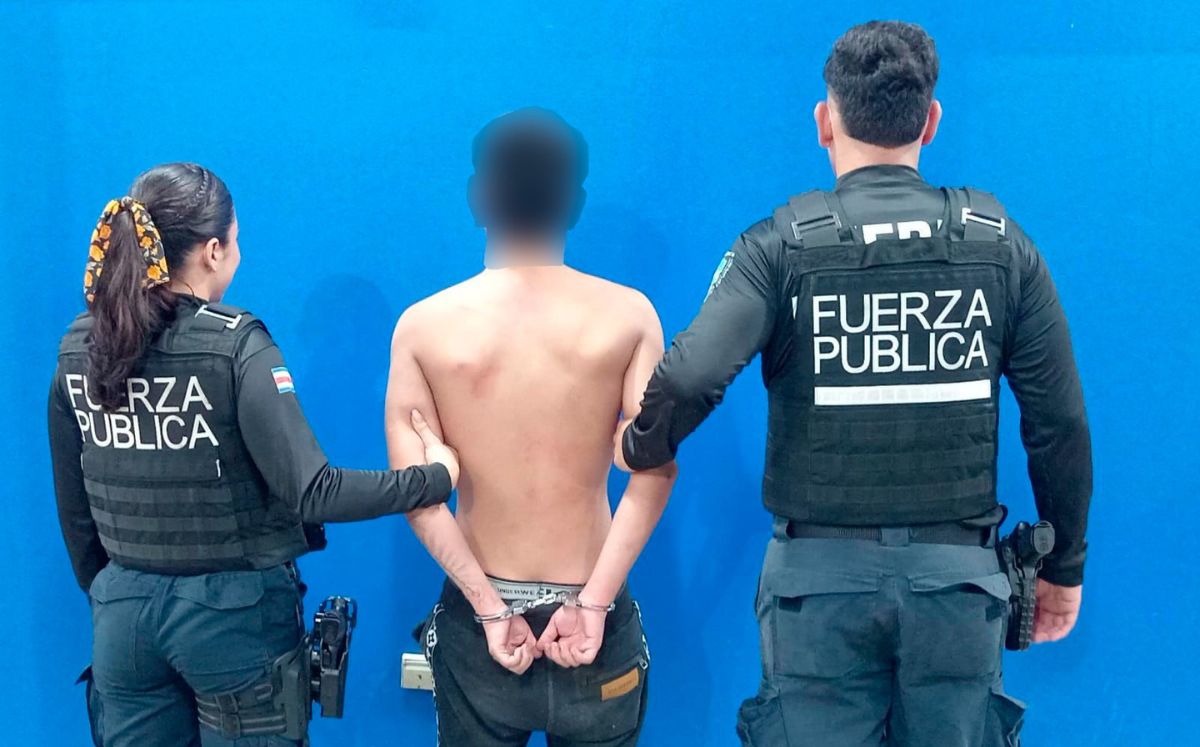 Sospechoso detenido por las autoridades. (MPS)