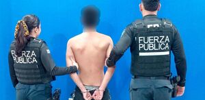 Sospechoso detenido por las autoridades. (MPS)