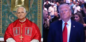 Trump rechazó disculparse por criticar al papa León XIV. (AFP)