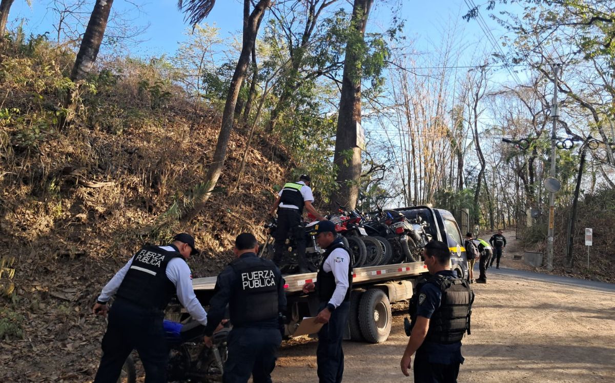 Decomisan 28 motocicletas y sancionan a 110 conductores en Nosara