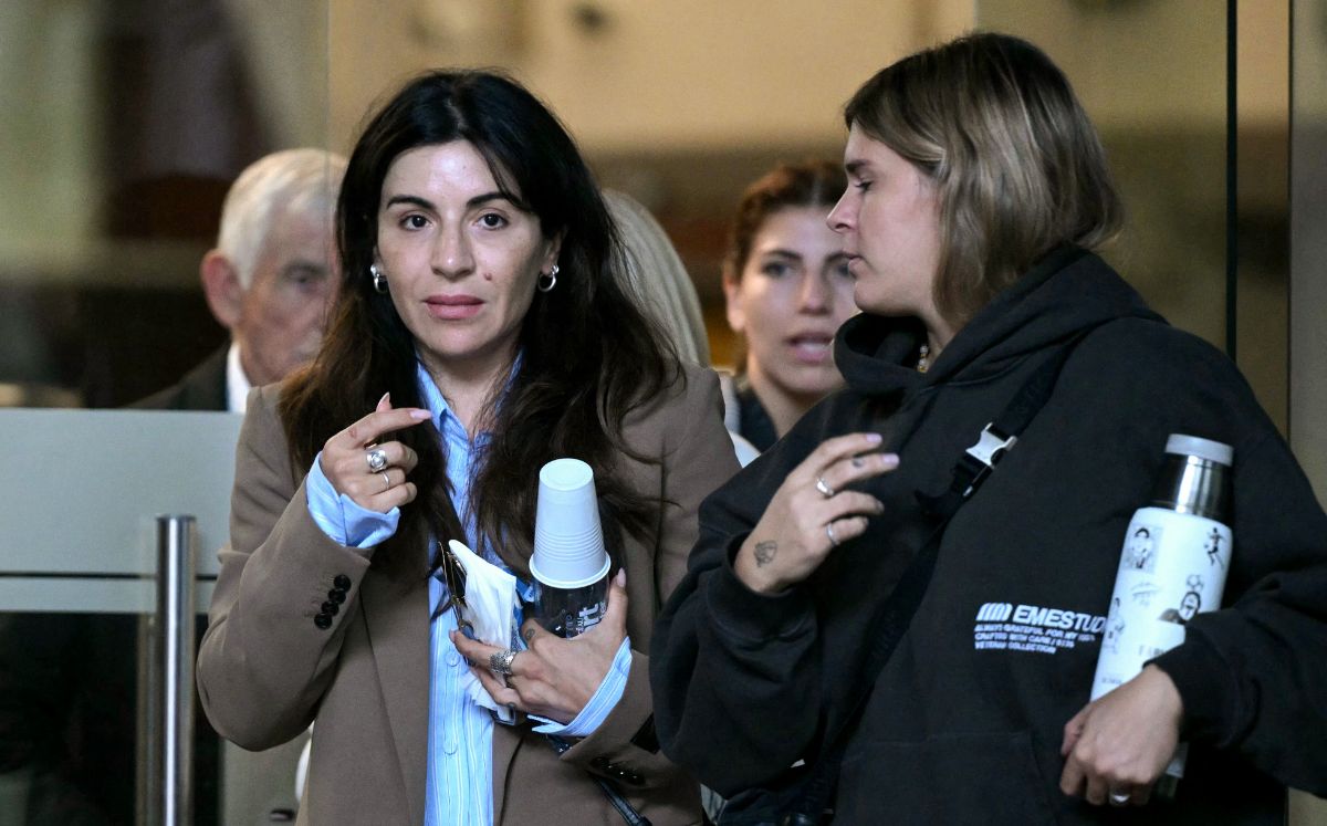 Gianinna Maradona denunció en el juicio por la muerte de su padre. (AFP)