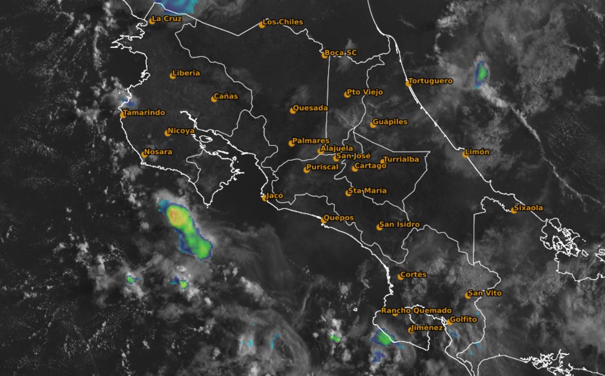IMN advierte lluvias y tormentas eléctricas para este sábado en varias regiones