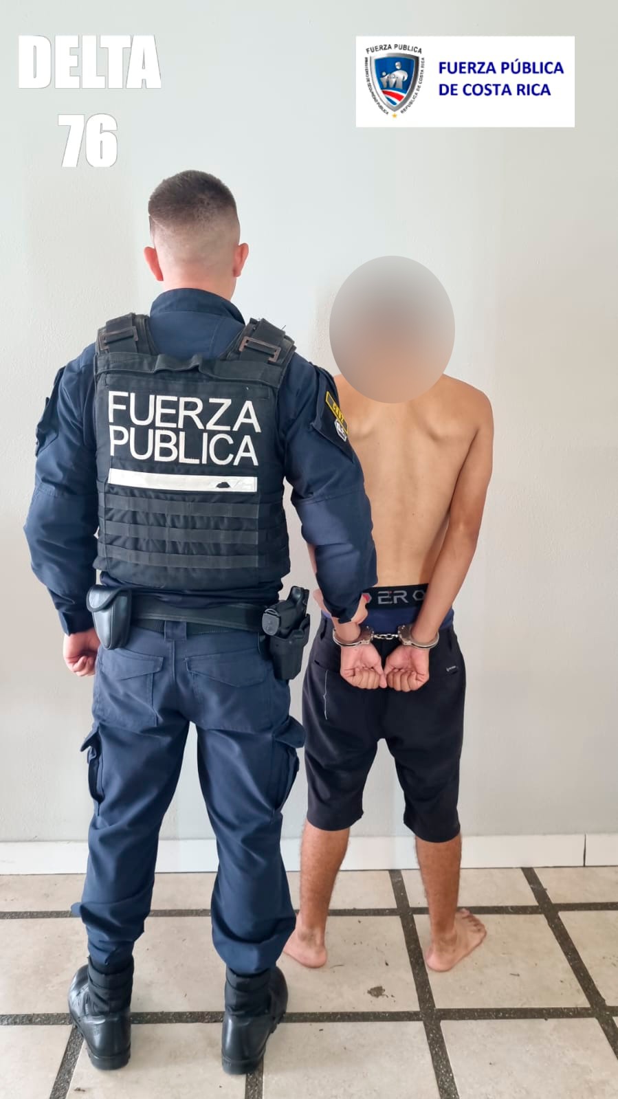 detienen a menor con droga en Garabito