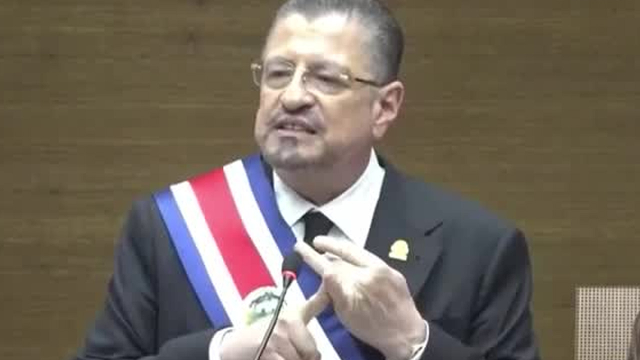 Rodrigo Chaves dio su último discurso