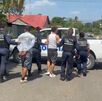 Detenidos por los oficiales de la Fuerza Pública.  (MPS)
