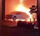 Dos vehículos se incendiaron en lavacar