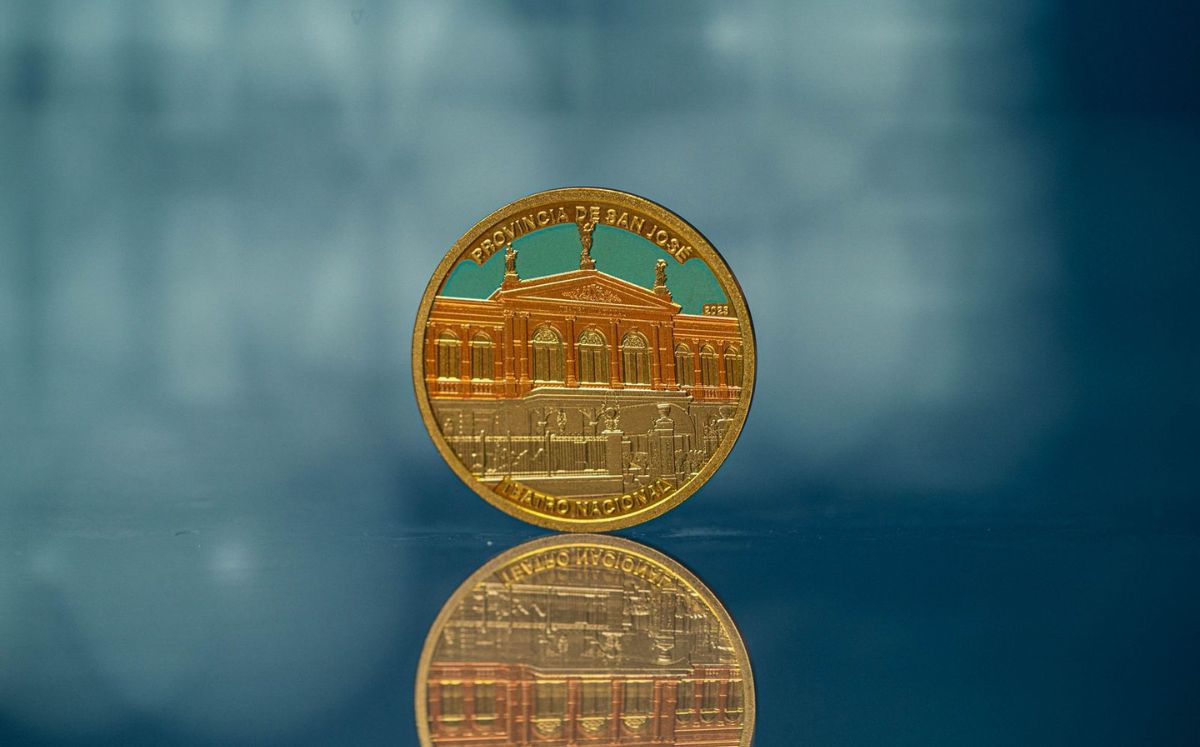 Nueva moneda de 25 colones de colección. (BCCR)