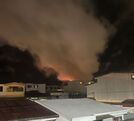 El fuego consumió aproximadamente un 80% de la estructura.