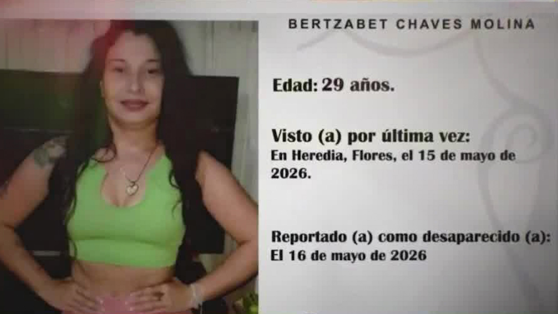 Familiares buscan a Betzabeth Chaves