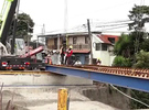 Inician montaje de vigas en puente Taras