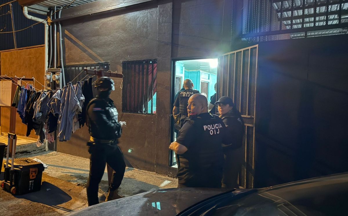 Operativo en Los Pinos. (OIJ)