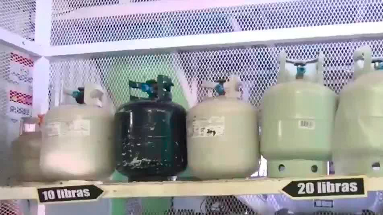 Decomisan 19 cilindros resguardados en una vivienda