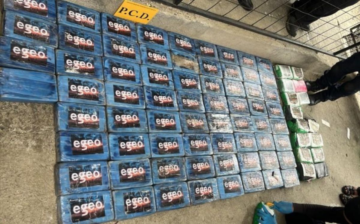 Cocaína decomisada por las autoridades. (MPS)