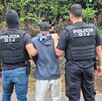 Sospechoso detenido por los agentes judiciales. (OIJ)