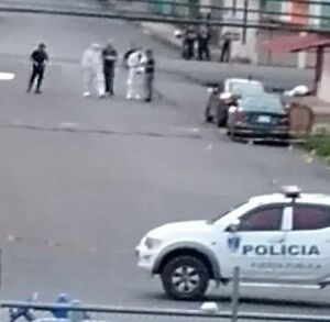 Las autoridades hallaron indicios balísticos de armas de grueso calibre.