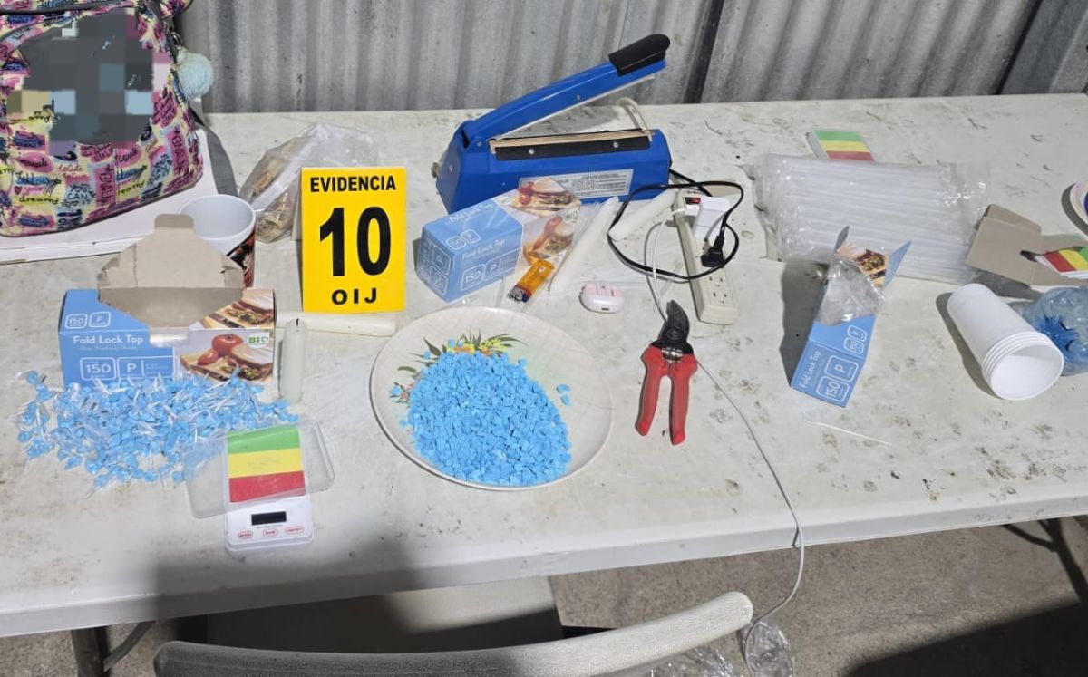 En el operativo se decomisaron armas, dosis de droga. (OIJ)
