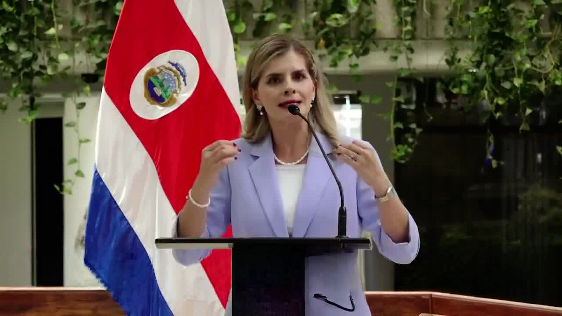 Tercer conferencia de prensa de Laura Fernández