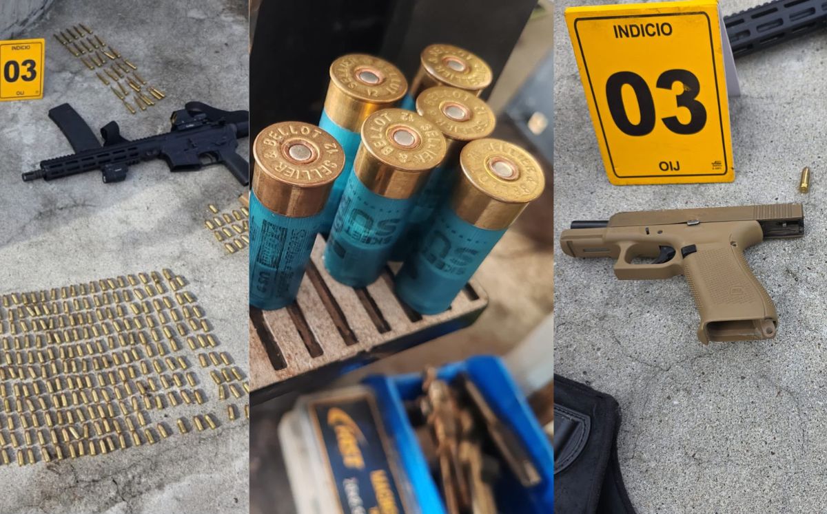 Decomisos por los agentes en Bagaces. (OIJ)