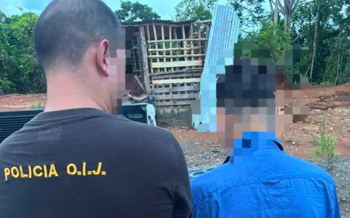 Sospechoso detenido en Parrita. (OIJ)