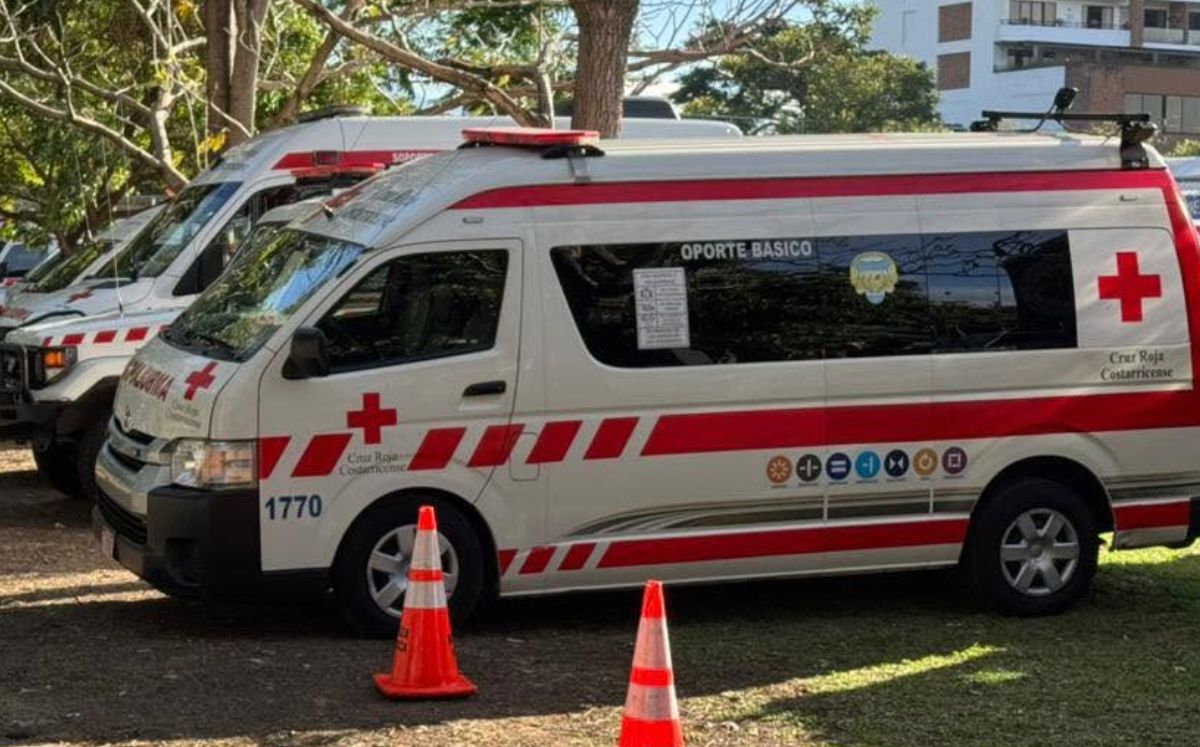Personal de la Cruz Roja atendió la emergencia. (Cruz Roja)