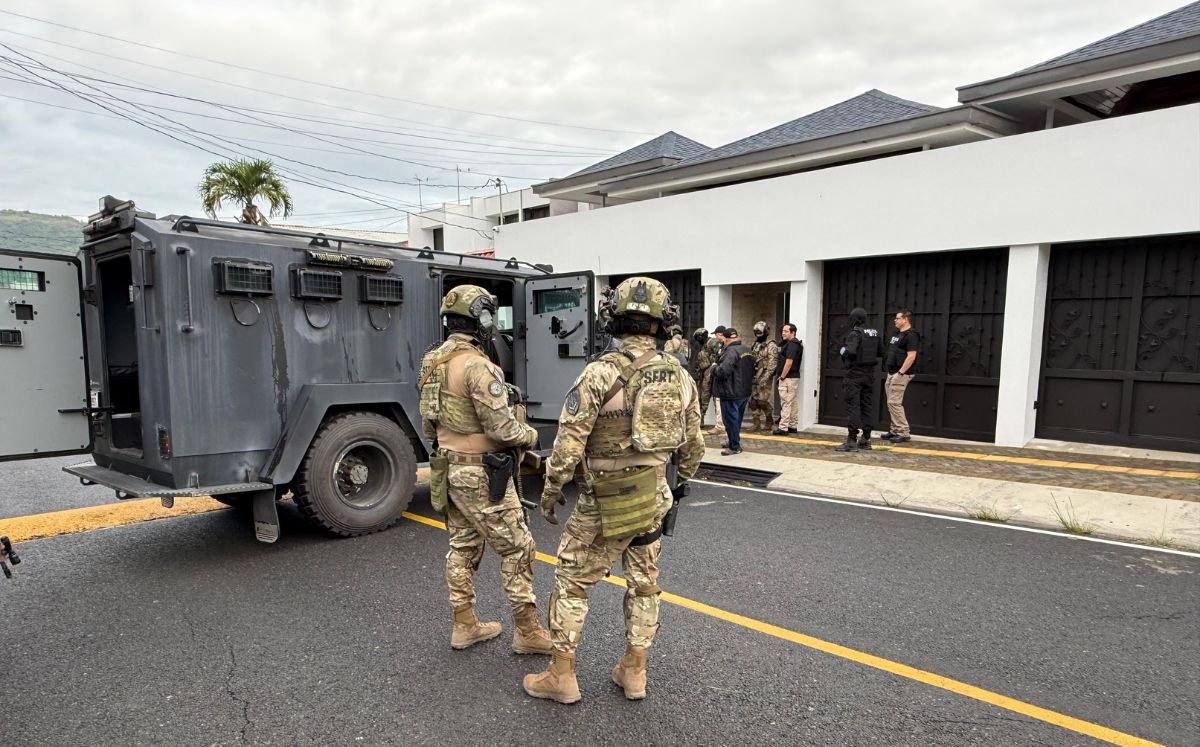 Agentes judiciales realizaron cuatro allanamientos. (OIJ)
