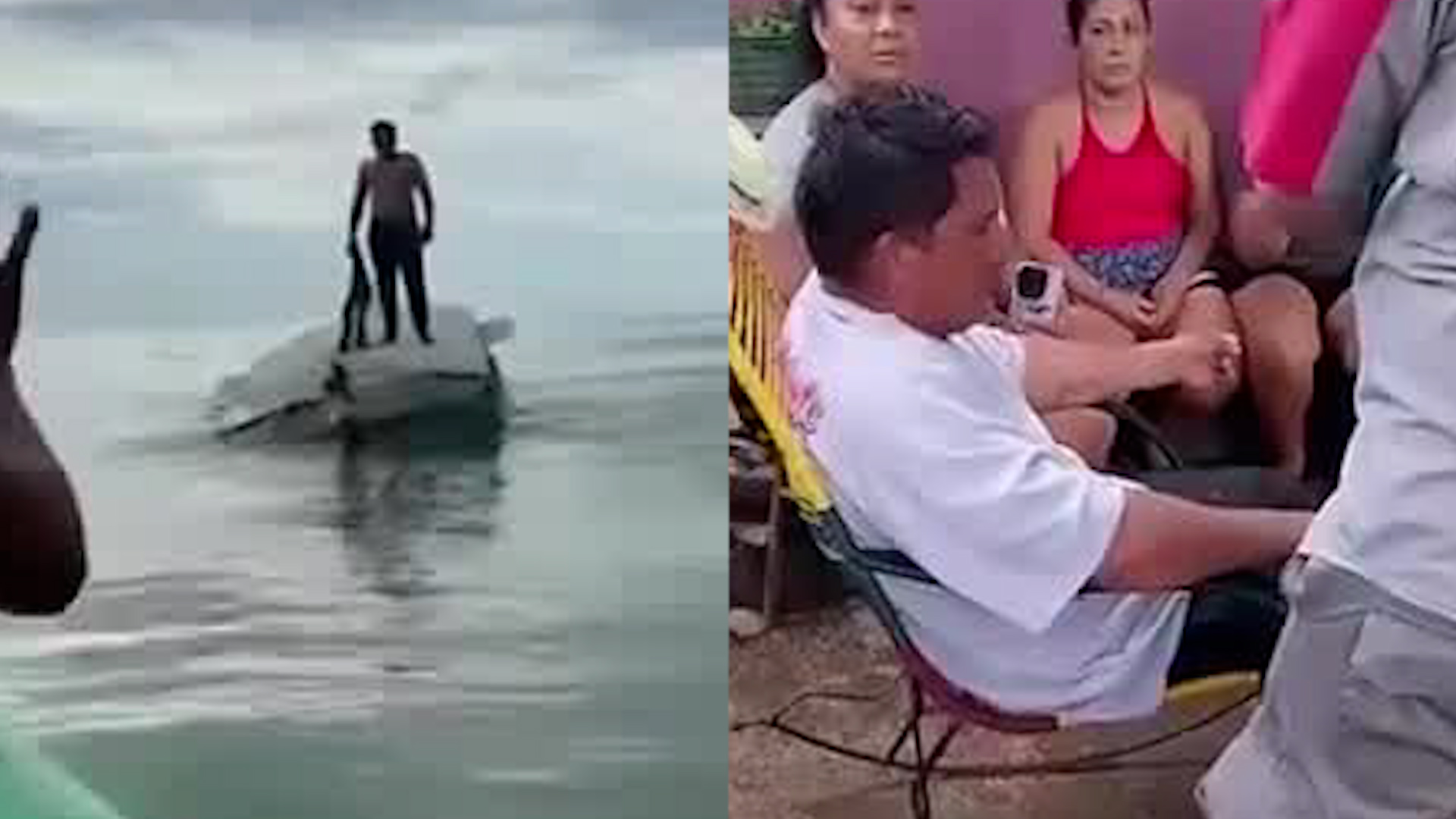 Pescador sobrevive 36 horas aferrado a embarcación