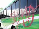 Actos de vandalismo afectan autobuses