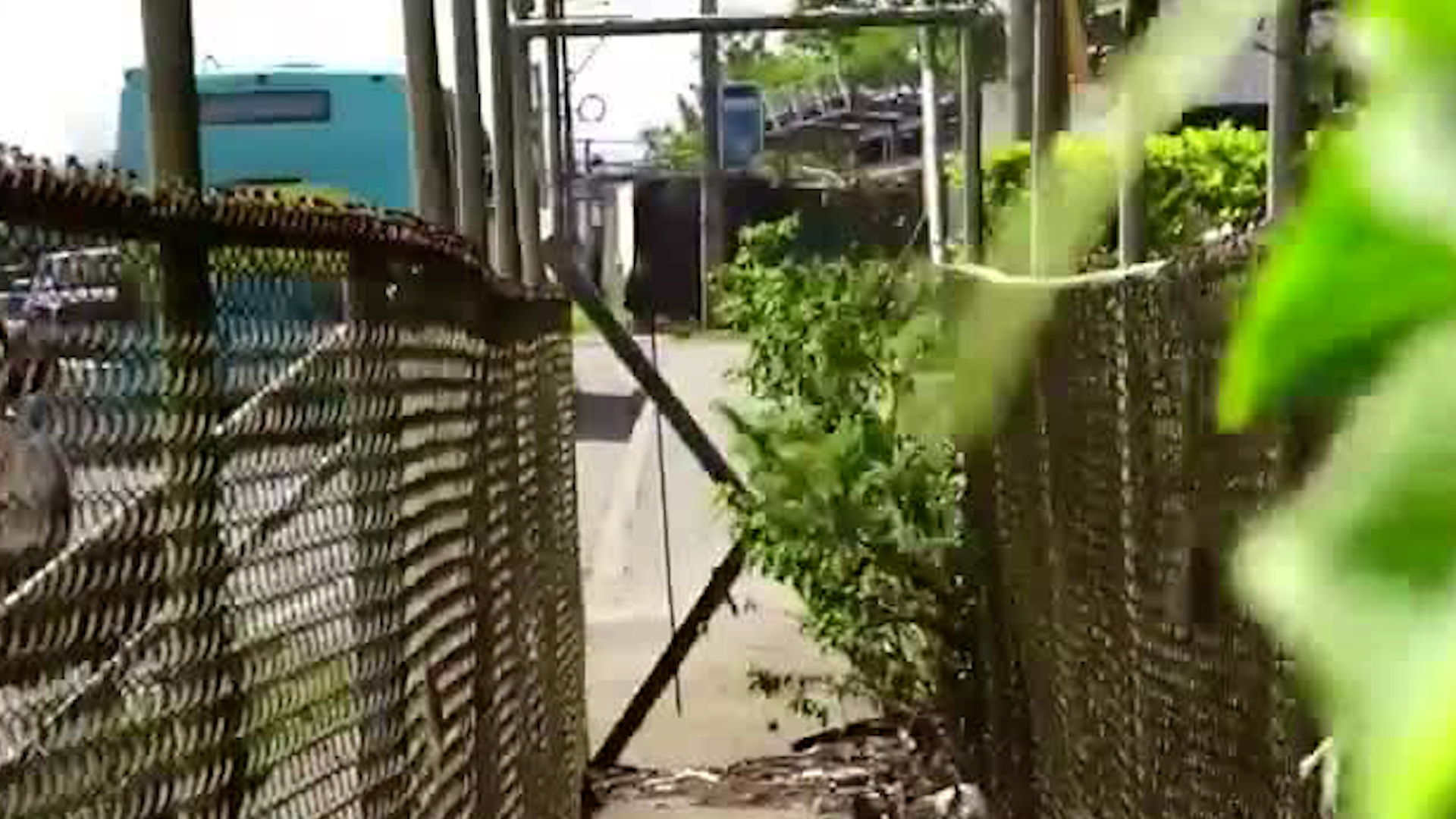 Puente peatonal lleva año y medio cerrado en Cartago