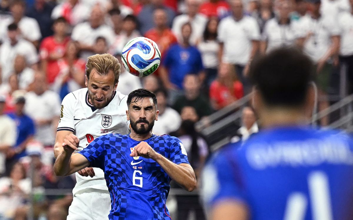 Con un doblete de Harry Kane, Inglaterra superó 4-2 a Croacia en su estreno en el Mundial 2026. (Foto por PAUL ELLIS / AFP)
