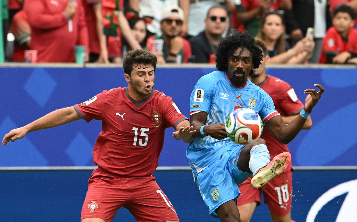 Yoane Wissa marcó el primer gol mundialista de los africanos. (Foto por RONALDO SCHEMIDT / AFP)