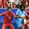 Yoane Wissa marcó el primer gol mundialista de los africanos. (Foto por RONALDO SCHEMIDT / AFP)