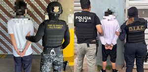 Sospechosos de asaltar repartidores y robar motocicletas en Alajuela. (OIJ)