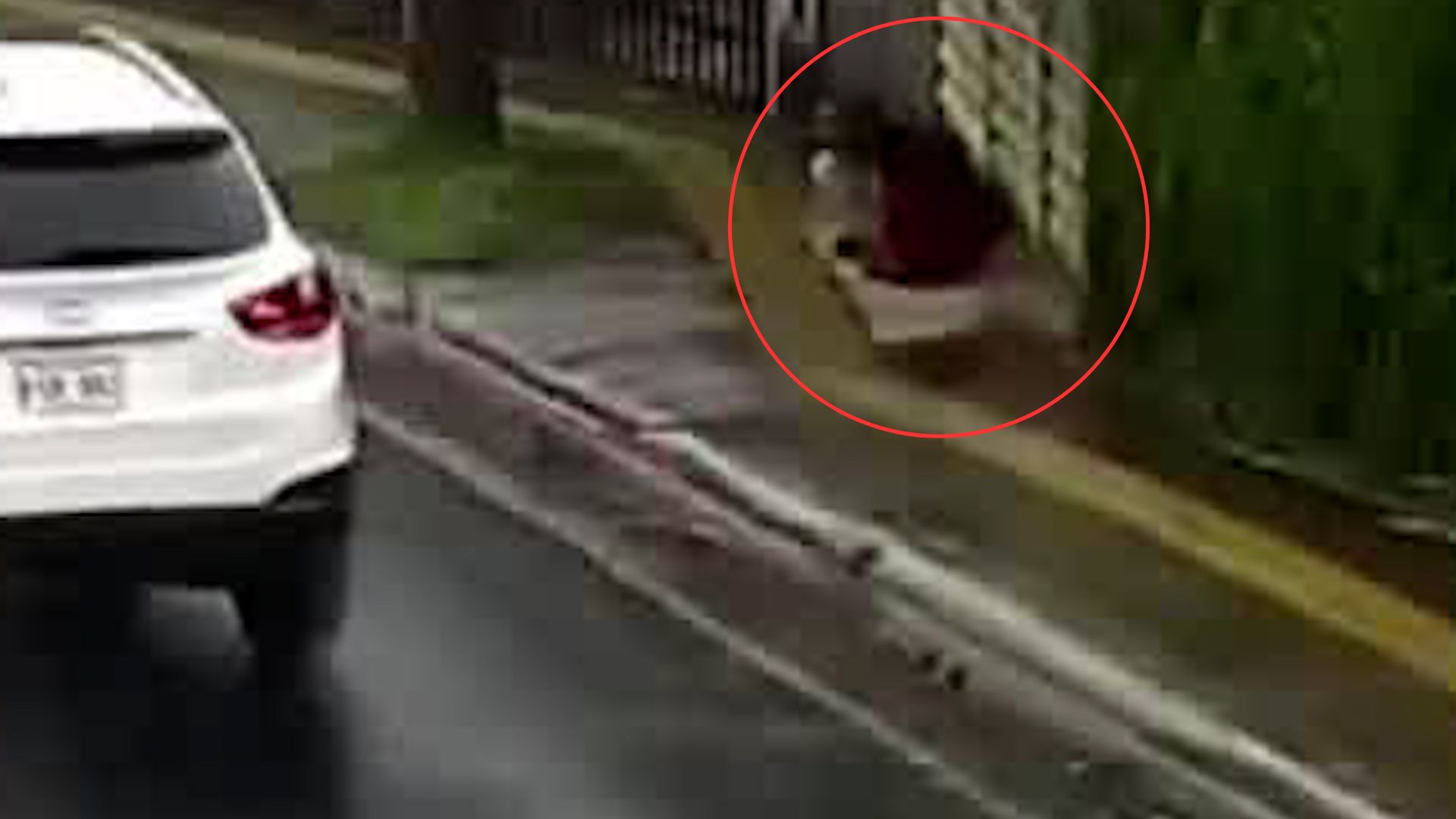 Sujeto ingresó a casa pasando por debajo de portón | VIDEO