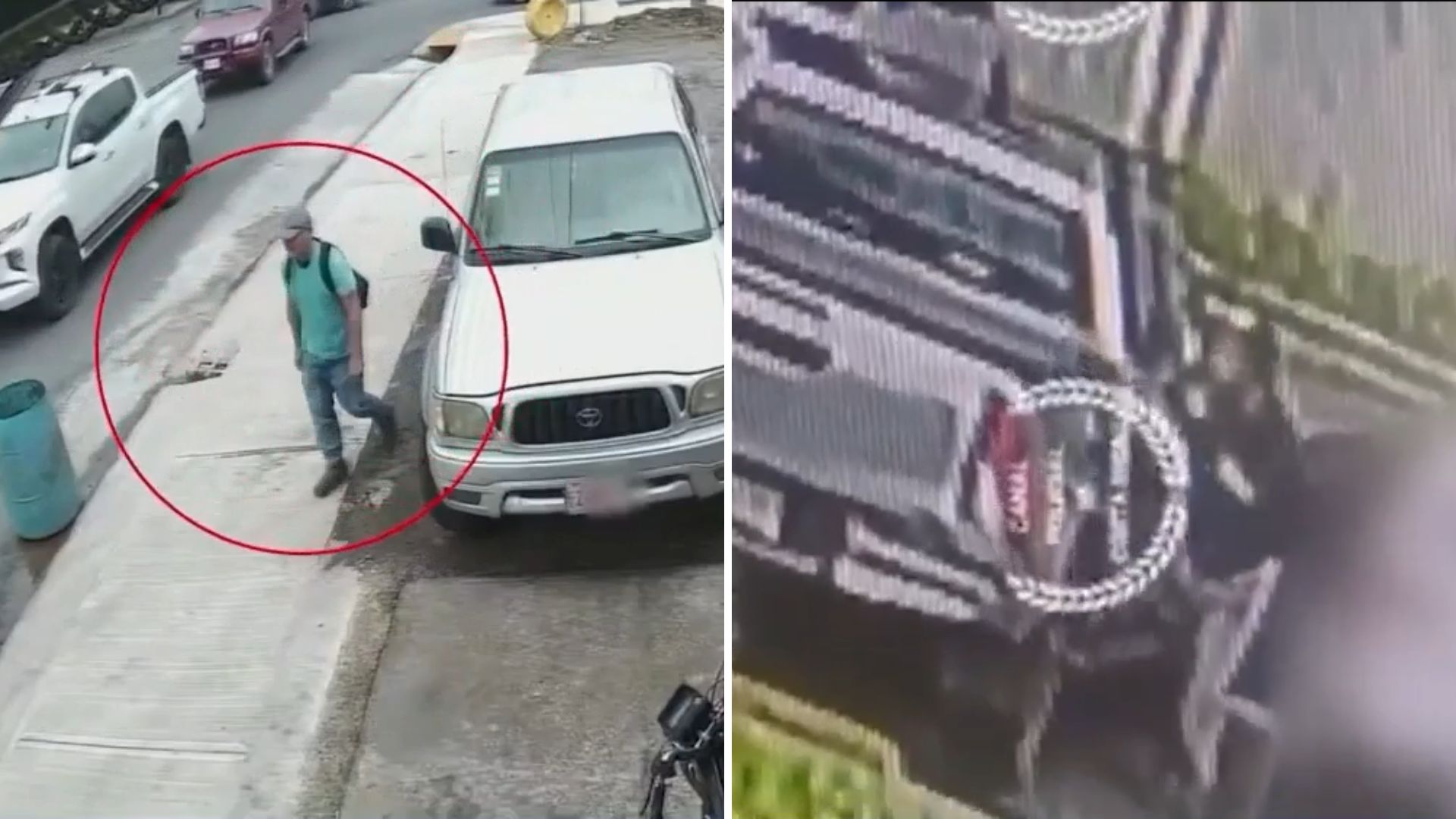 Captan tacha de auto en parqueo de Curridabat | VIDEO