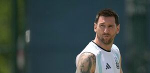 Messi se convirtió en máximo goleador histórico de la Copa del Mundo. (Foto por JUAN MABROMATA / AFP)