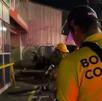 Incendio consumió casi la mitad de supermercado en Alajuela