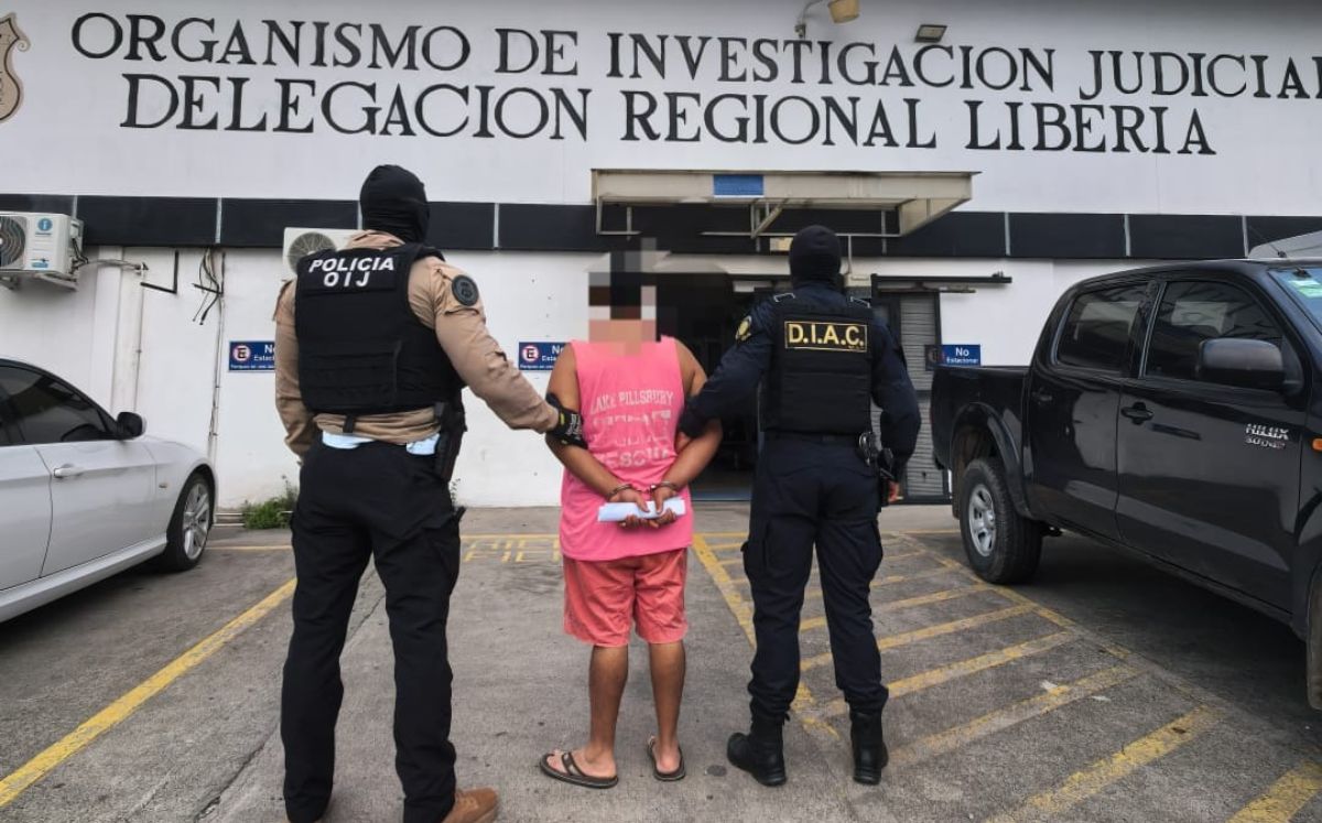 Sospechoso detenido en Liberia. (OIJ)