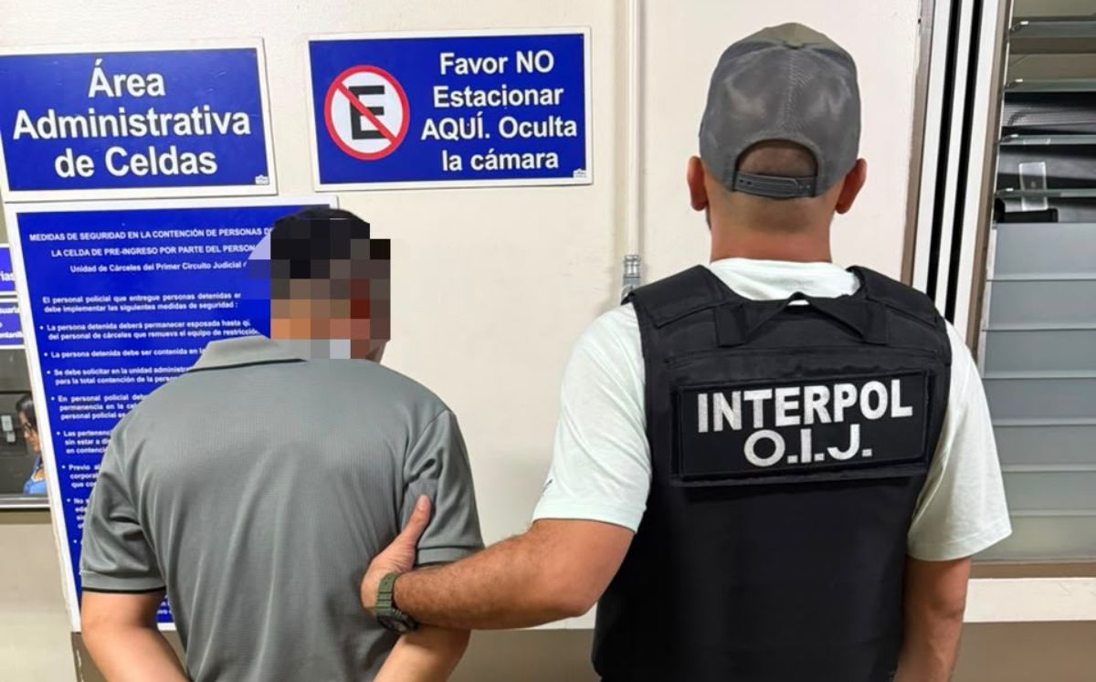 La captura fue posible porla coordinación entre las autoridades de ambos países. (OIJ)