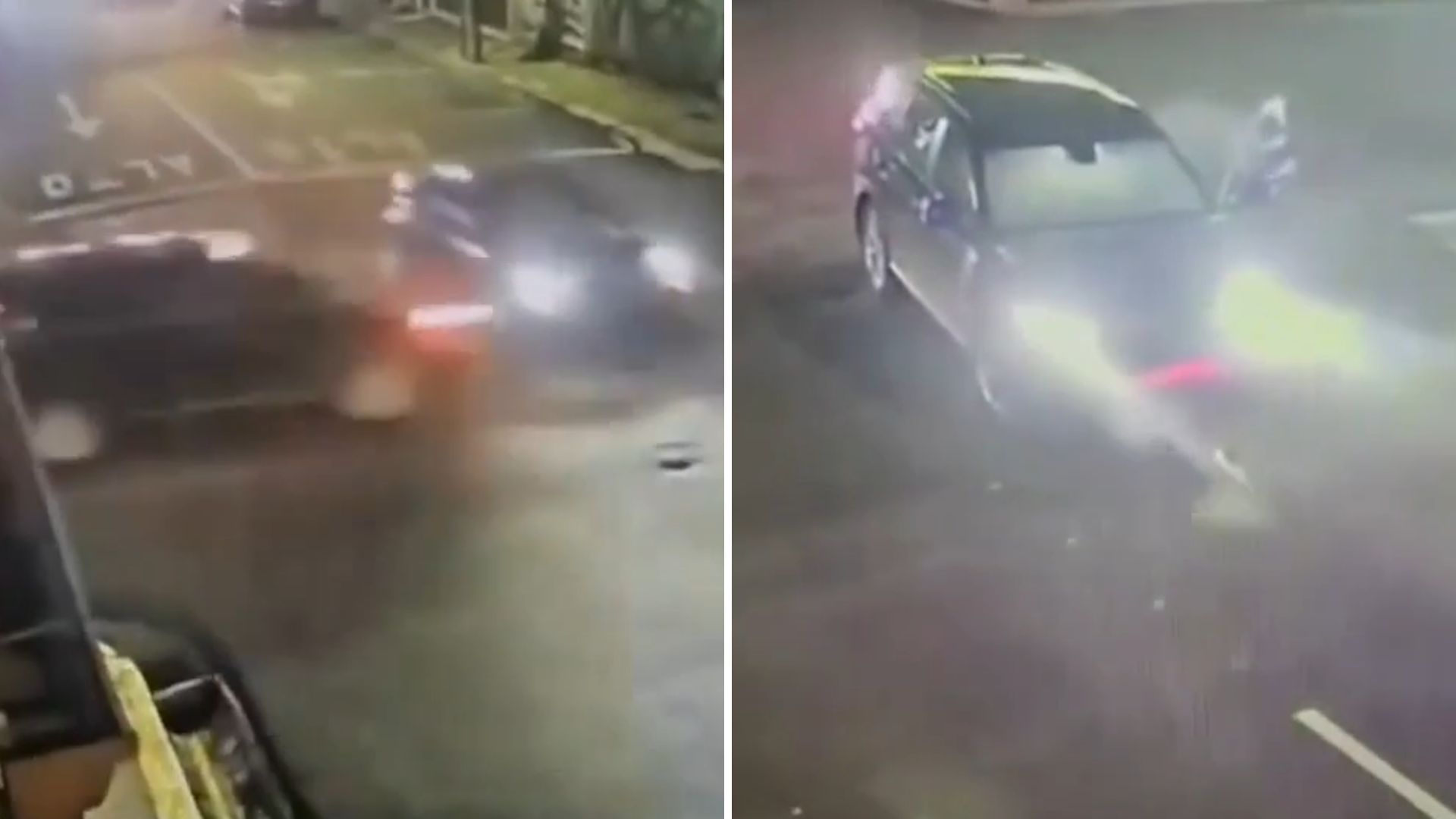 Conductor ignora señal de tránsito y provoca accidente | VIDEO