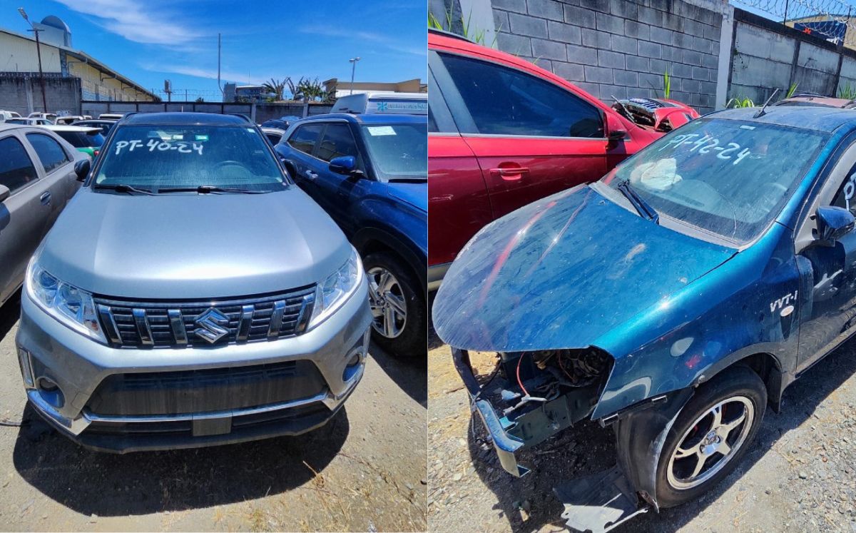 Carros para repuestos. (INS)