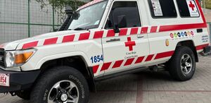 Cuerpos de emergencia atienden el caso. (Cruz Roja)