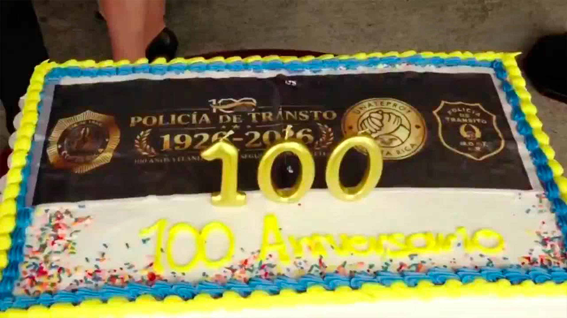 Policía de tránsito celebra 100 años