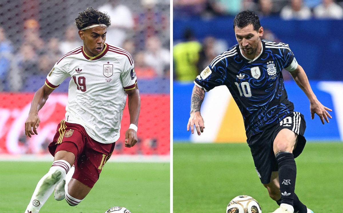 España y Argentina se enfrentan en la Final del Mundial 2026. (Foto por CHARLY TRIBALLEAU / AFP)
