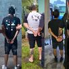 Algunos de los sospechosos detenidos. (OIJ)