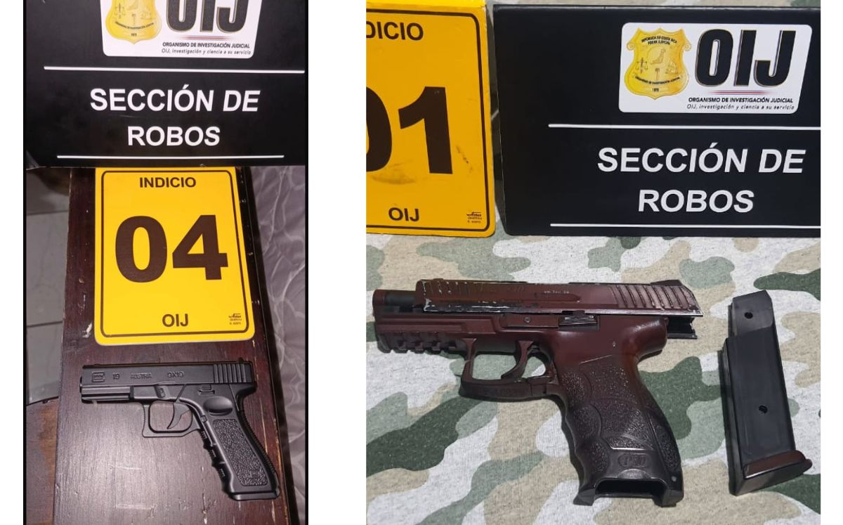 Evidencia decomisada por las autoridades. (OIJ